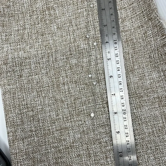 Vintage Epiphany Sterling Silver Diamonique Necklace – 16” - Picture 10 of 11